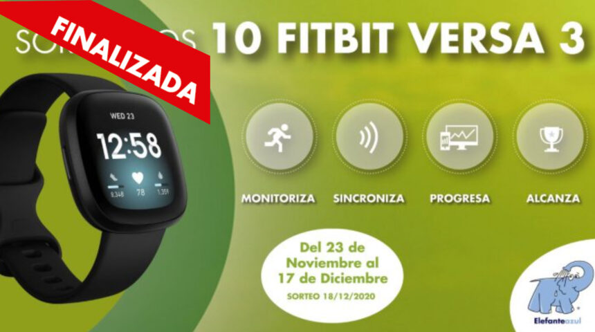 Hemos sorteado 10 FITBIT VERSA 3