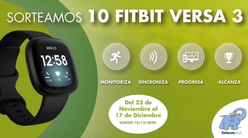 Sorteamos 10 FITBIT VERSA 3